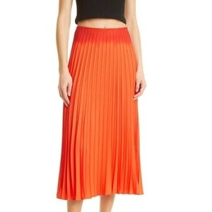 PROENZA SCHOULER Tie-Dye Print micro plead  Knee-Length Skirt